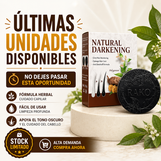 Promo 2x1: Shampoo Sólido Anticaída - Frena la Caída de Raíz